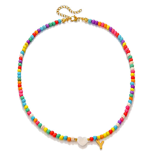 Collar Multicolor y Nácar Y