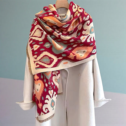 Pashmina/Chal/Bufanda Reversible