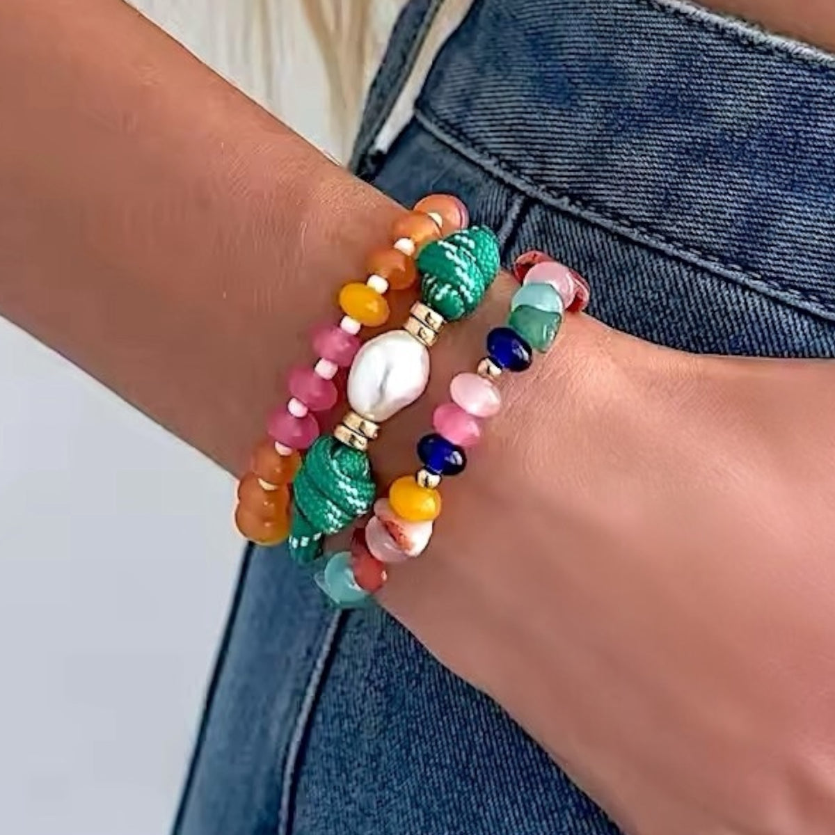 Set Pulseras Mary