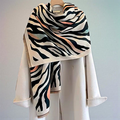 Pashmina/Chal/Bufanda Reversible