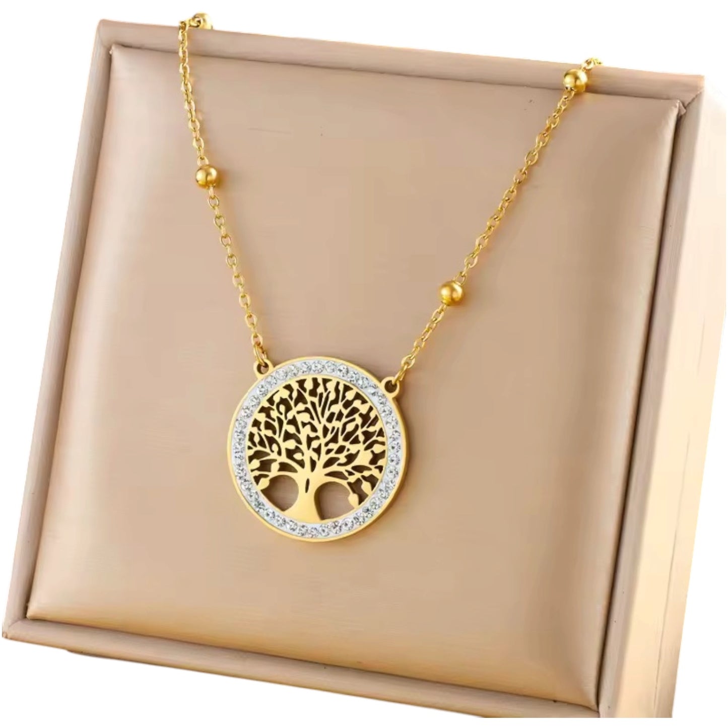 Collar & Aro Acero Vida