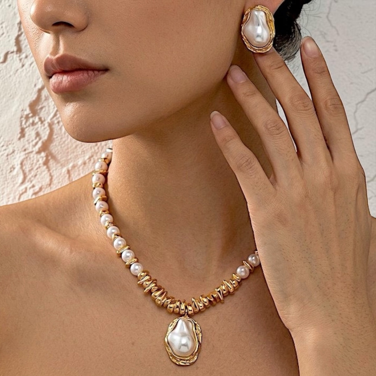 Collar + Aros Moa