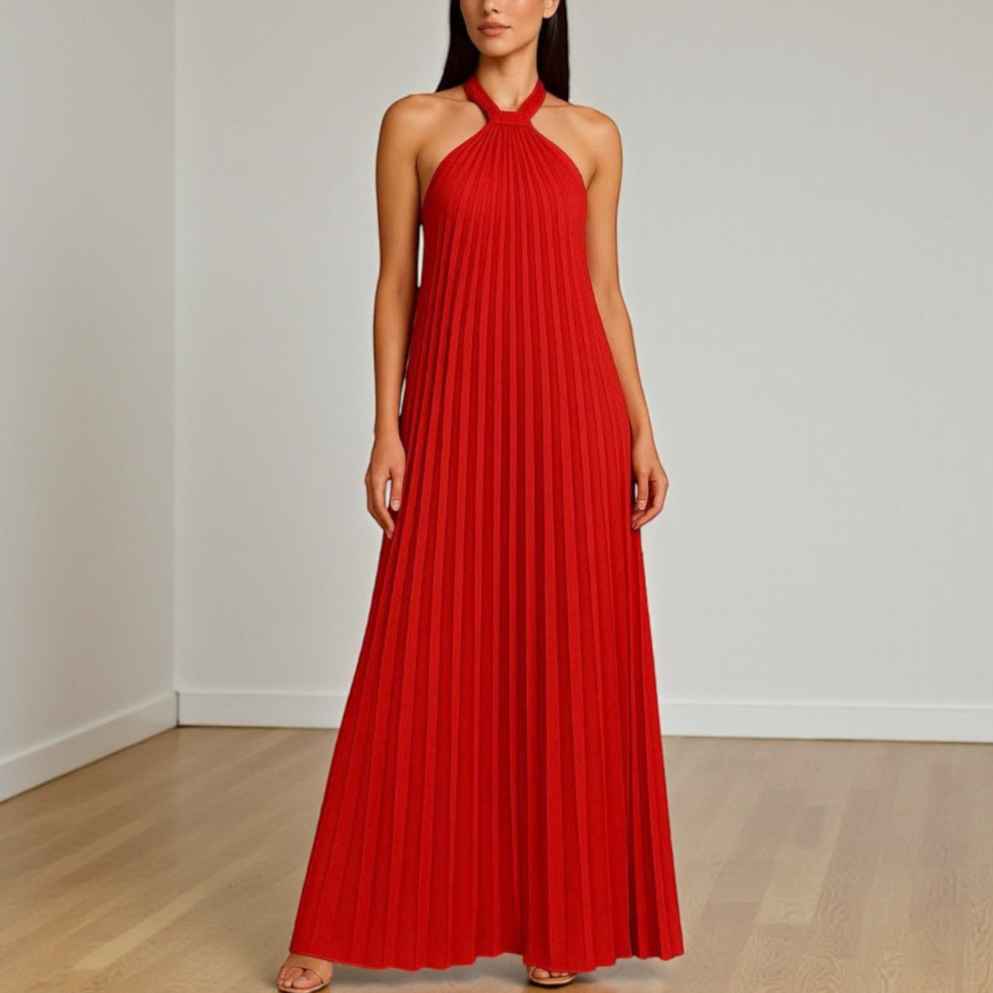 Vestido Plisado Gala