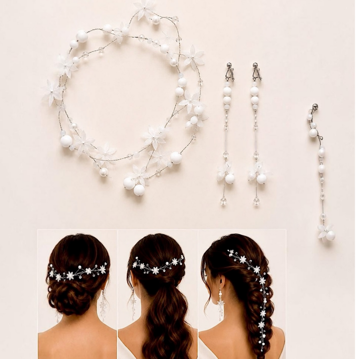 Tocado + Aros Greta