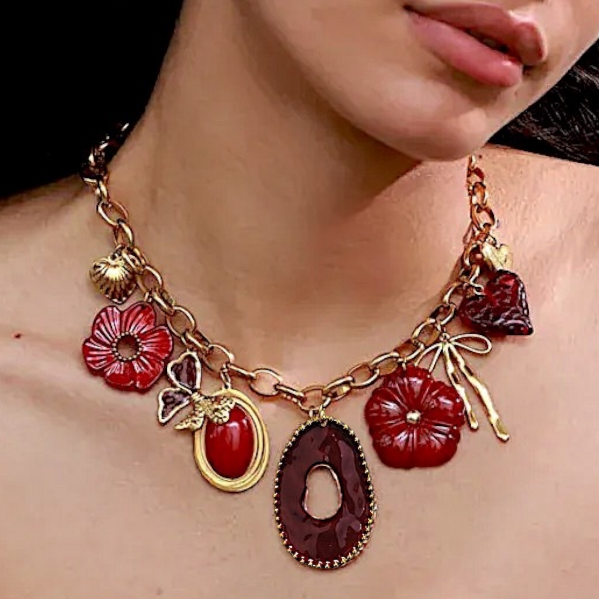 Collar Acero & Maite