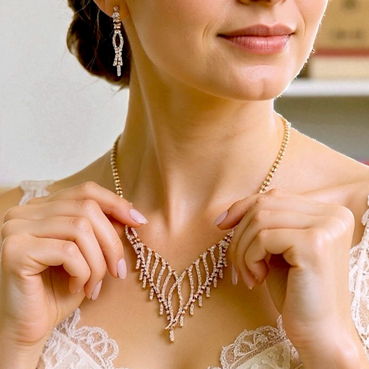 Collar & Aros Strass