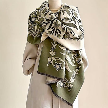 Pashmina/Chal/Bufanda Reversible