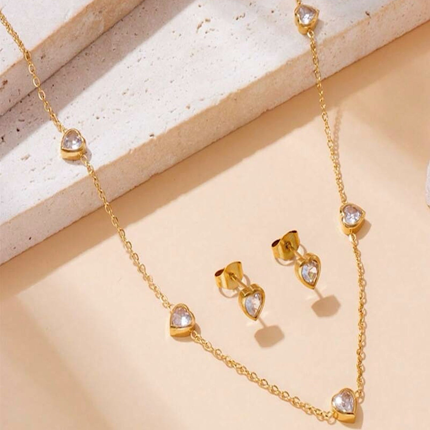 Collar & Aro Acero Nuara