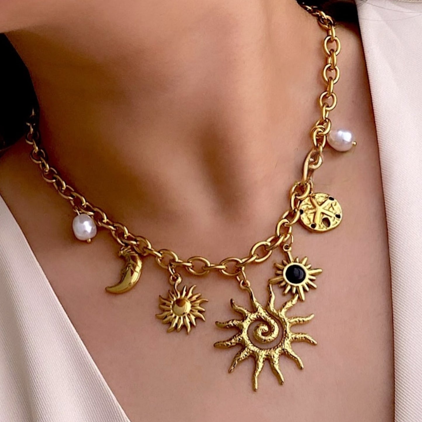 Collar Acero Evaluna