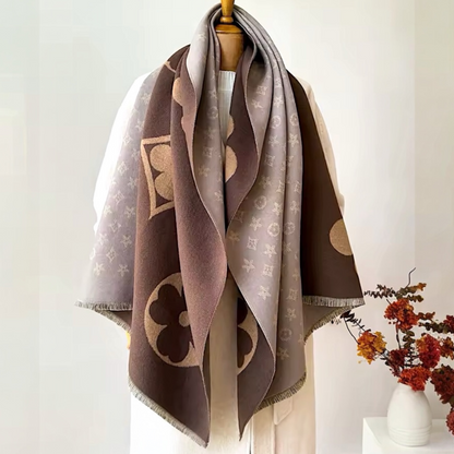 Pashmina/Chal/Bufanda Reversible