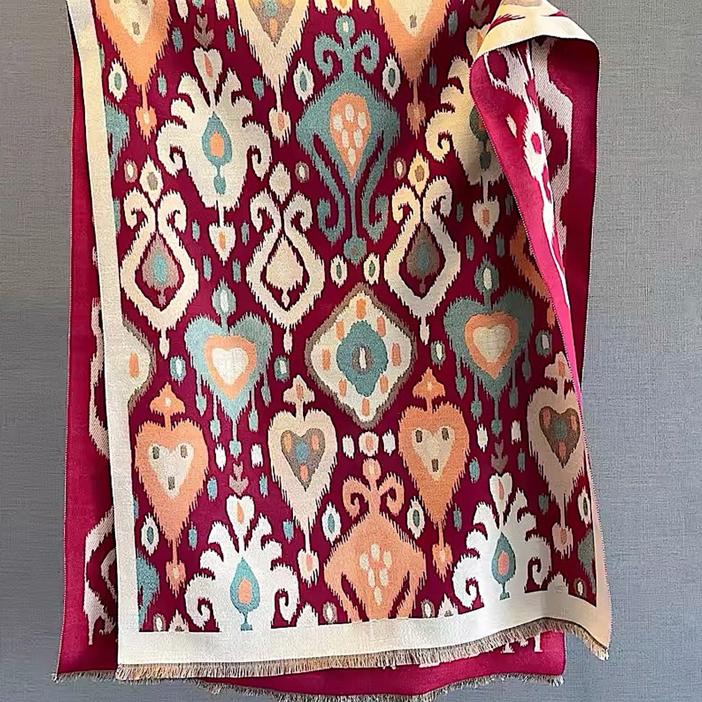 Pashmina/Chal/Bufanda Reversible