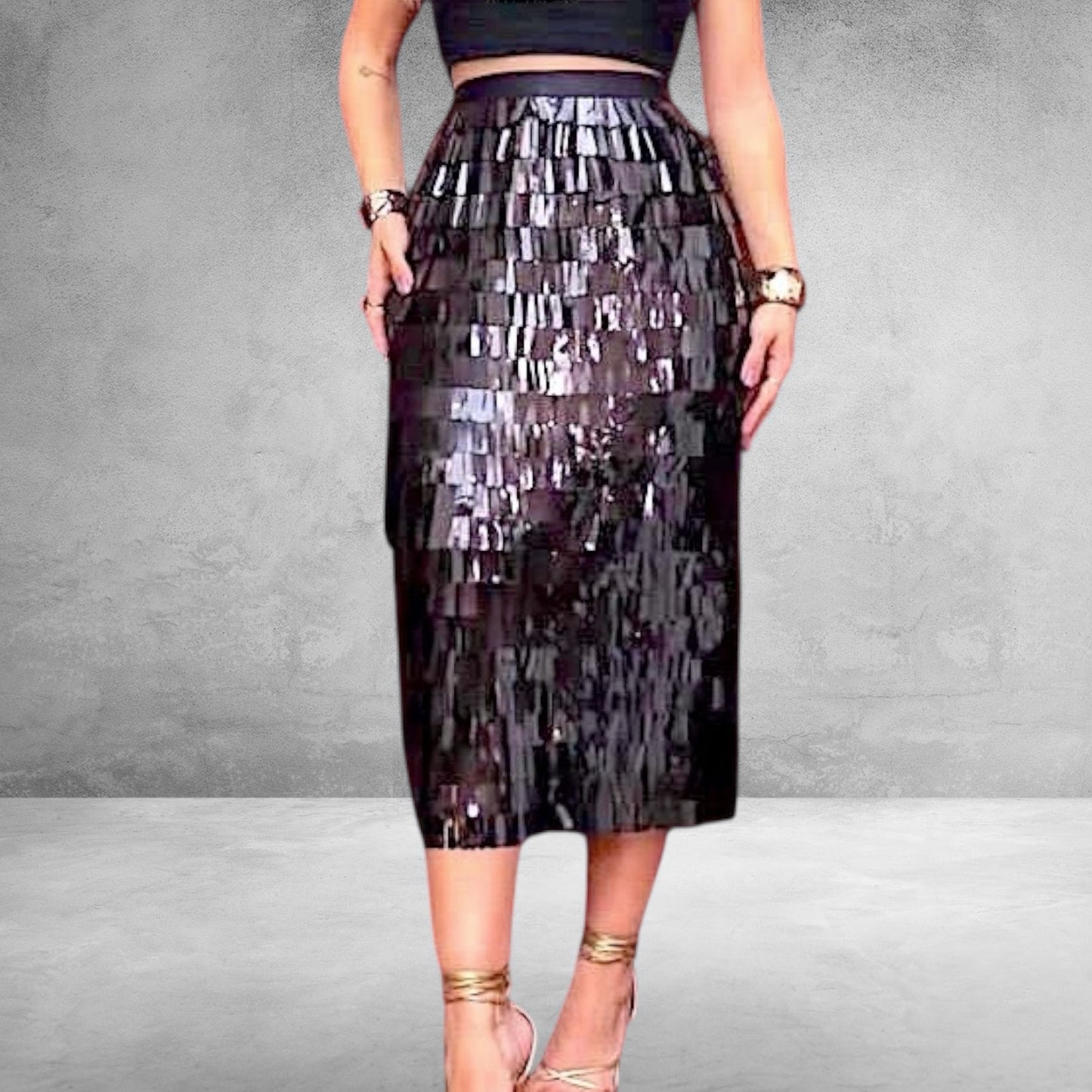 Pollera Lentejuelas Gio