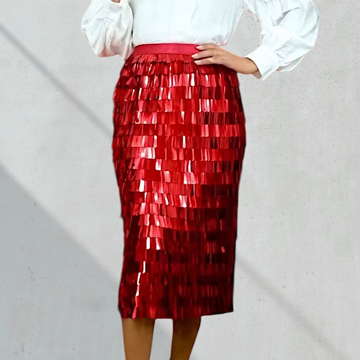 Pollera Lentejuelas Gina