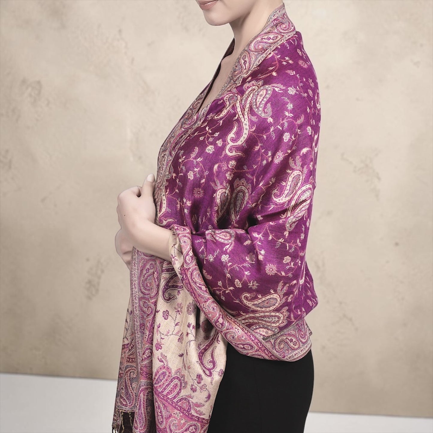 Pashmina Reversible Bea
