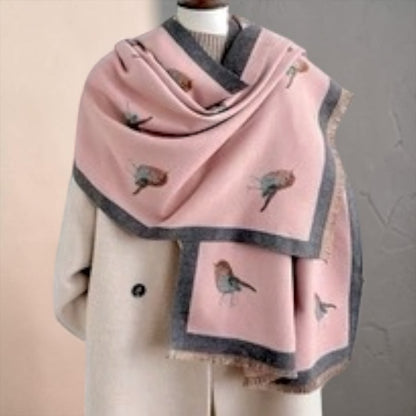 Pashmina/Chal/Bufanda Reversible