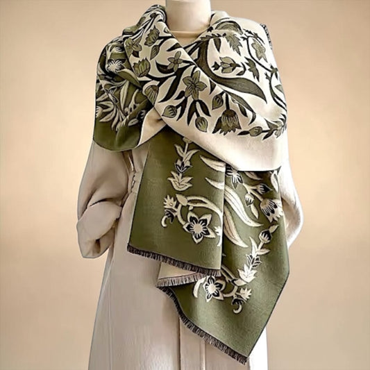 Pashmina/Chal/Bufanda Reversible