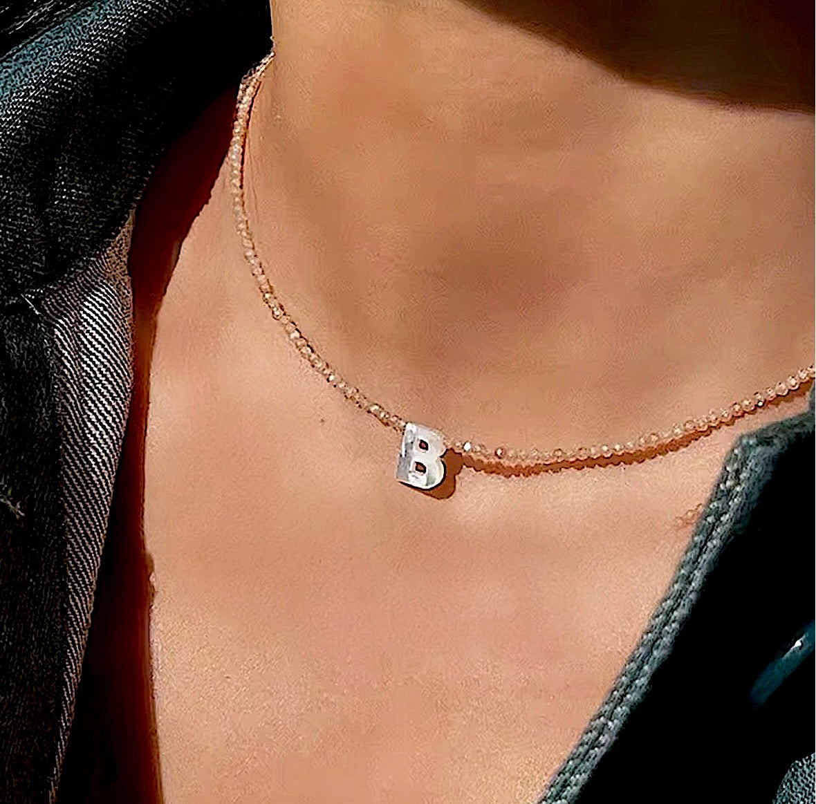 Collar Cristal y Nácar B