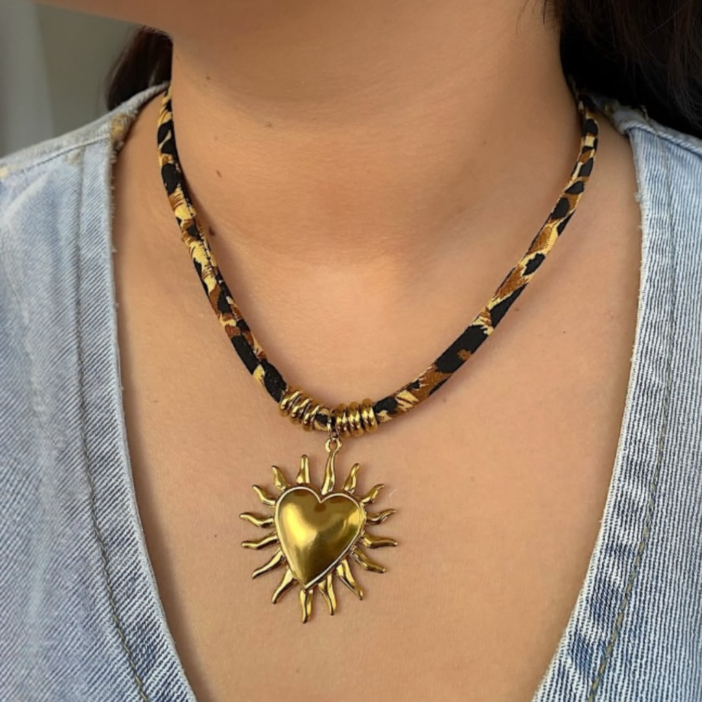 Collar Acero Love
