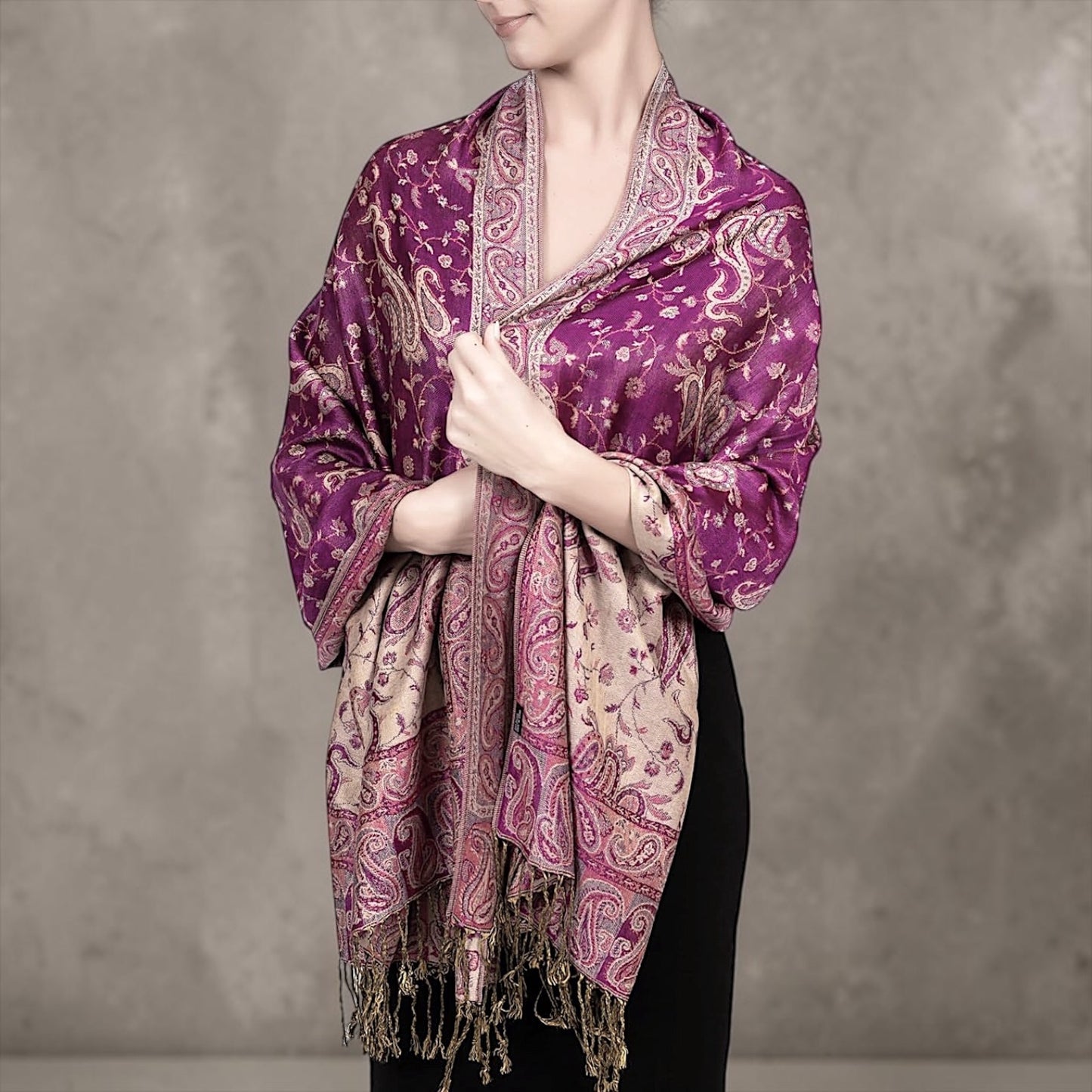 Pashmina Reversible Bea