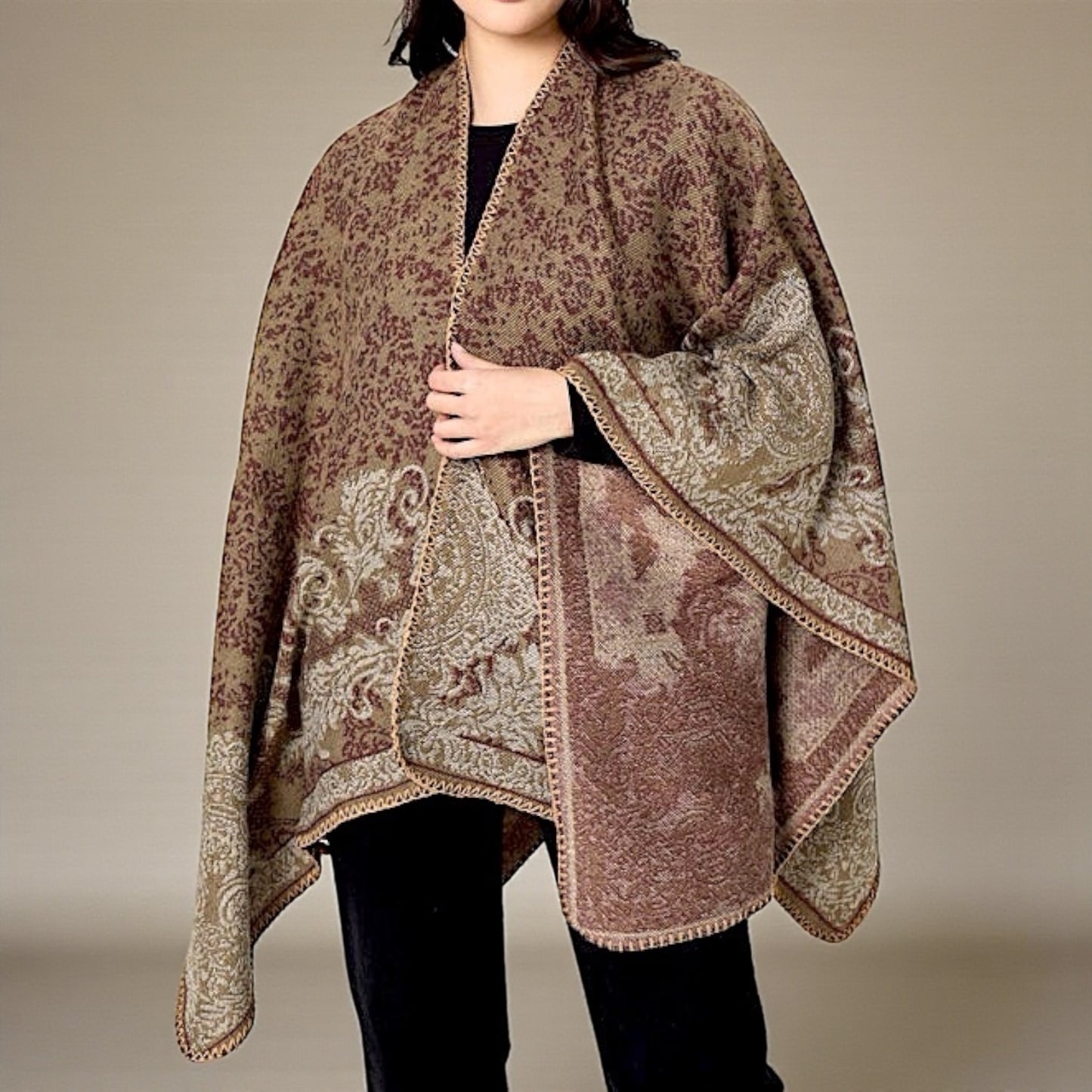Ruana Reversible Toya
