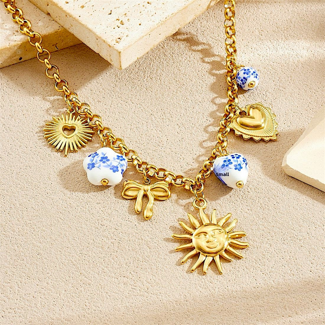 Collar Acero Mar