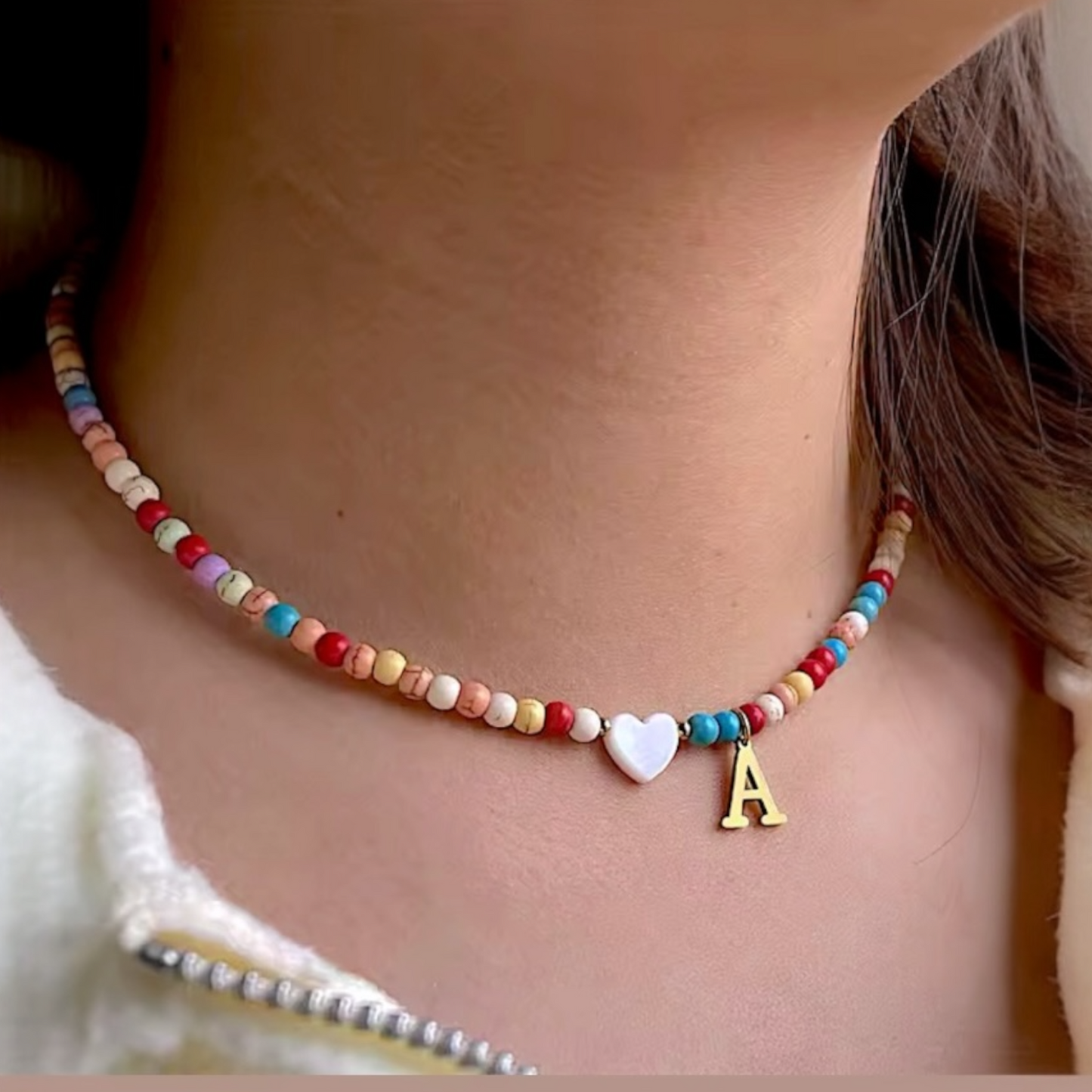 Collar Multicolor y Nácar A