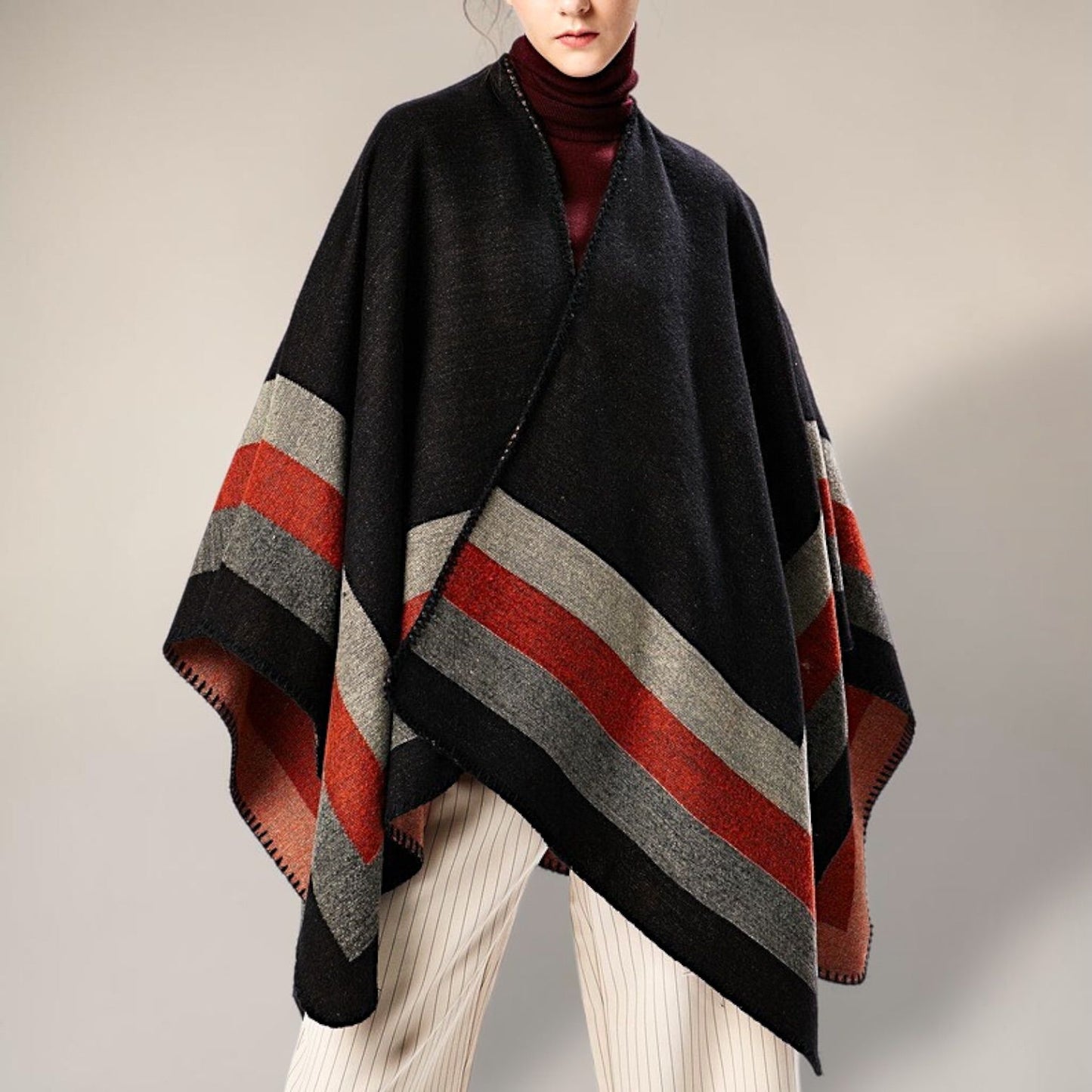 Ruana Reversible Aura