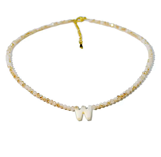 Collar Cristal y Nácar W