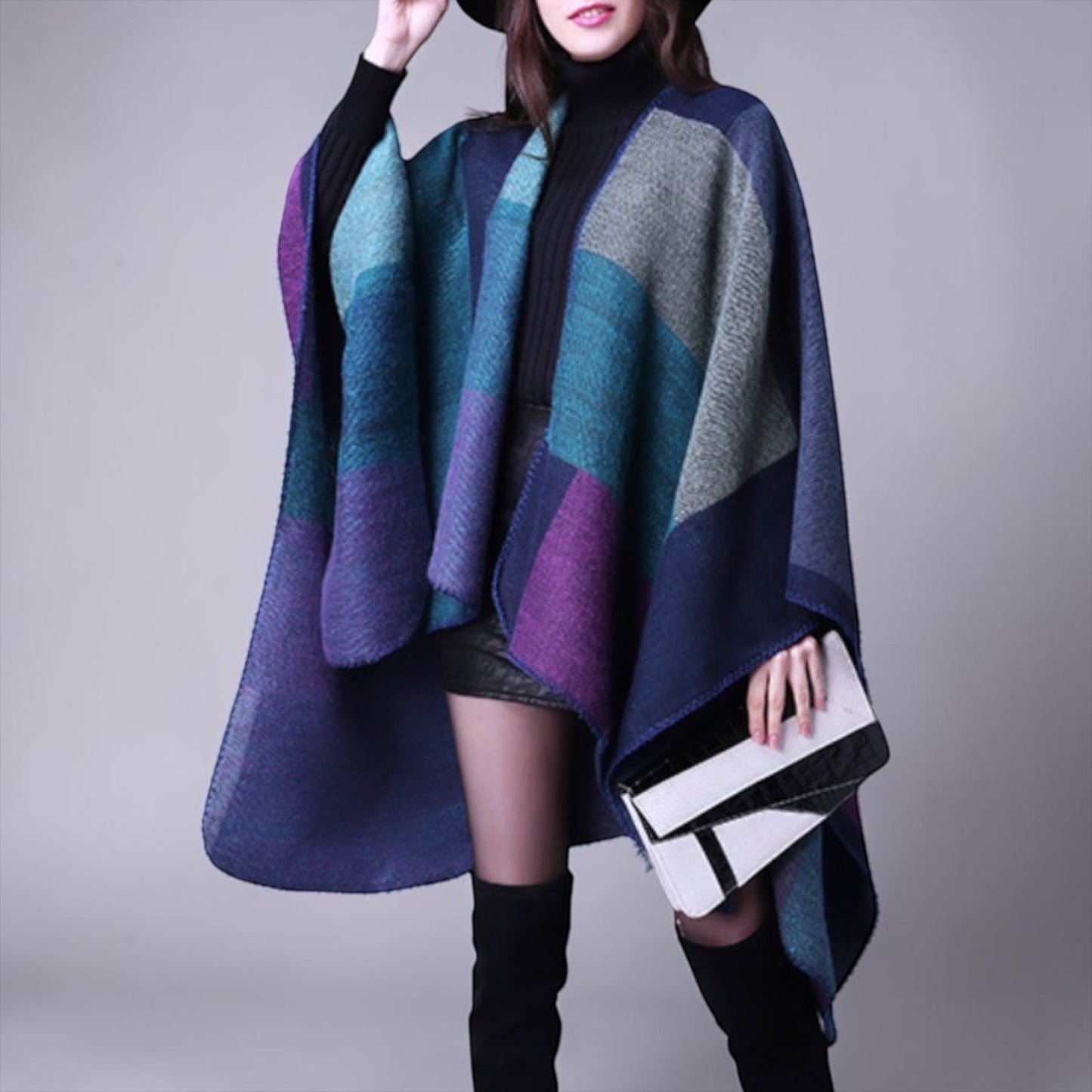 Ruana Reversible Erika