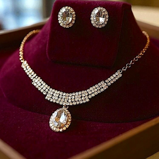 Collar & Aros Strass