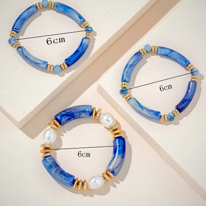 Set Pulseras Elastizadas Sara