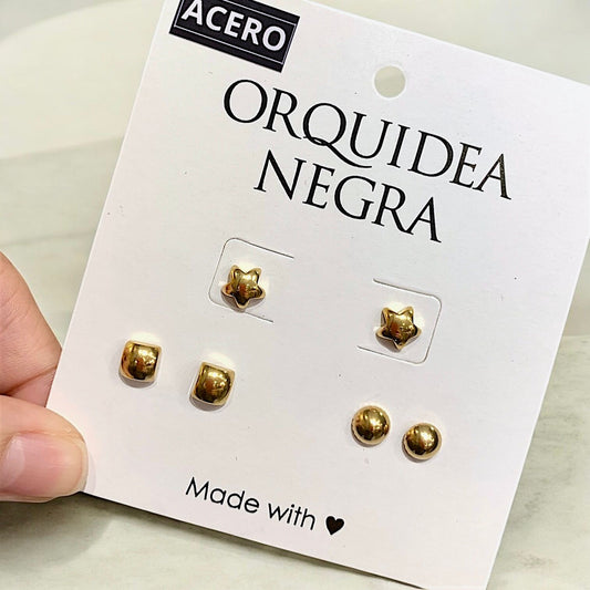 Set Aros Acero Kelly