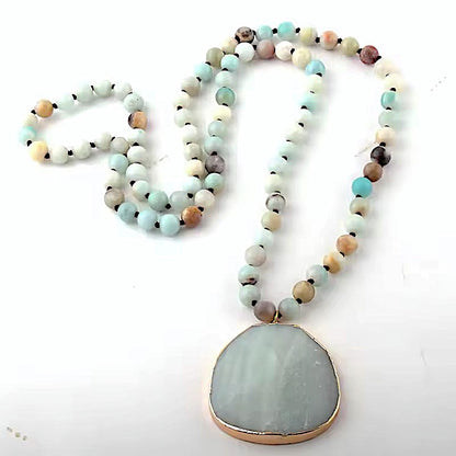 Collar Largo Piedras Naturales