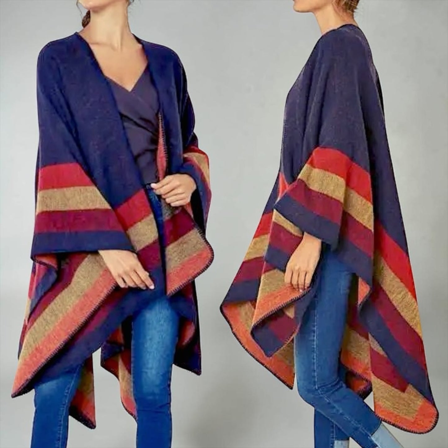 Ruana Reversible Emma