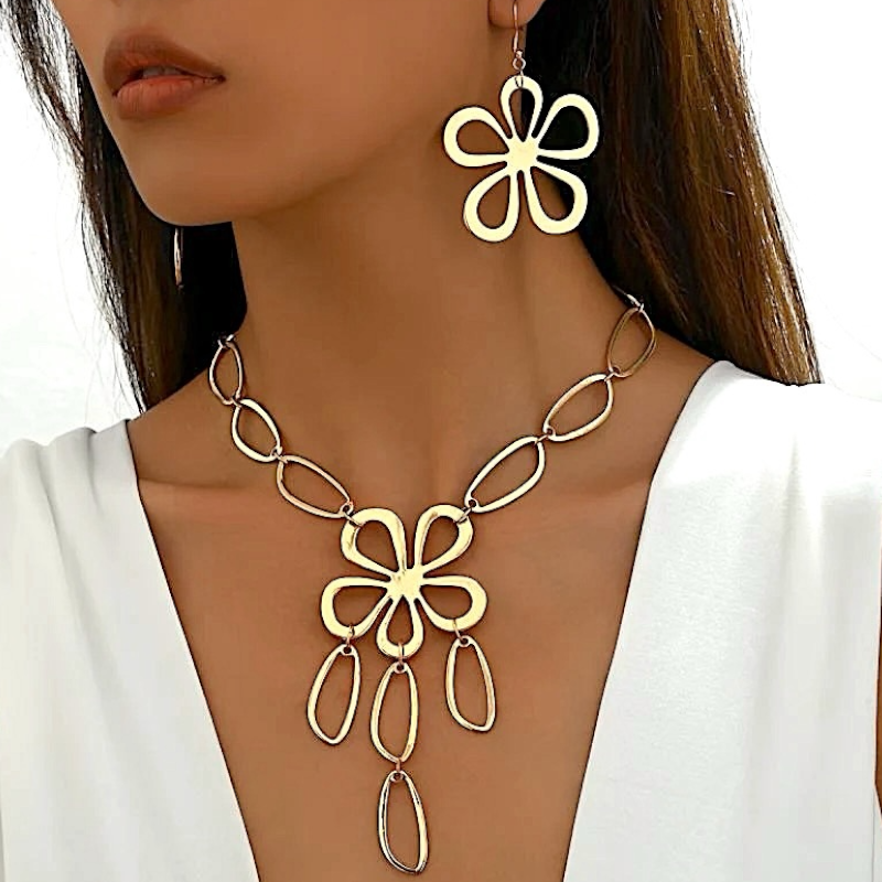 Collar + Aros Mía