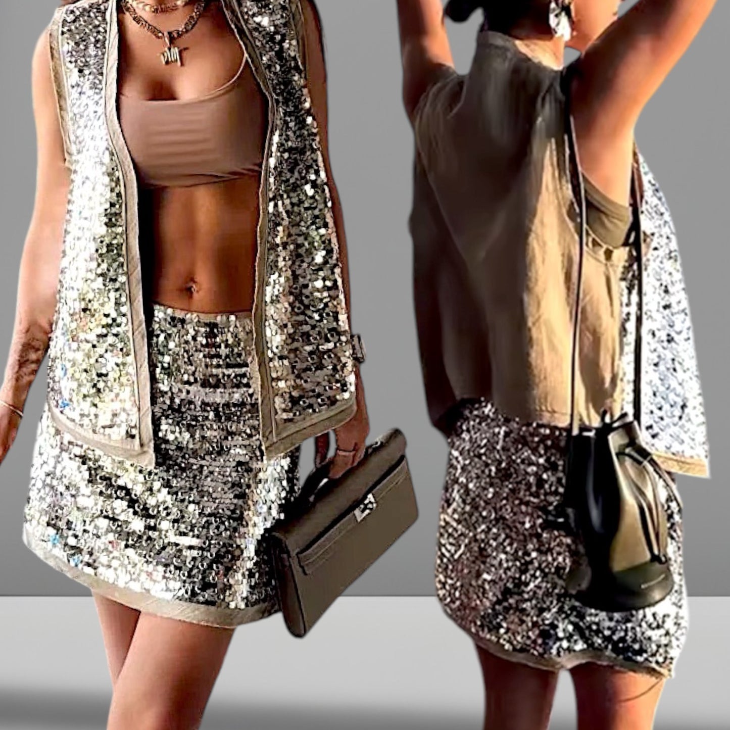 Chaleco Lentejuelas Kale