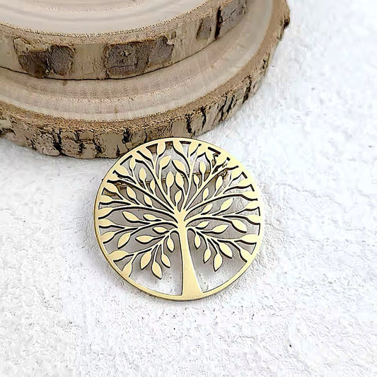Broche Acero Mía