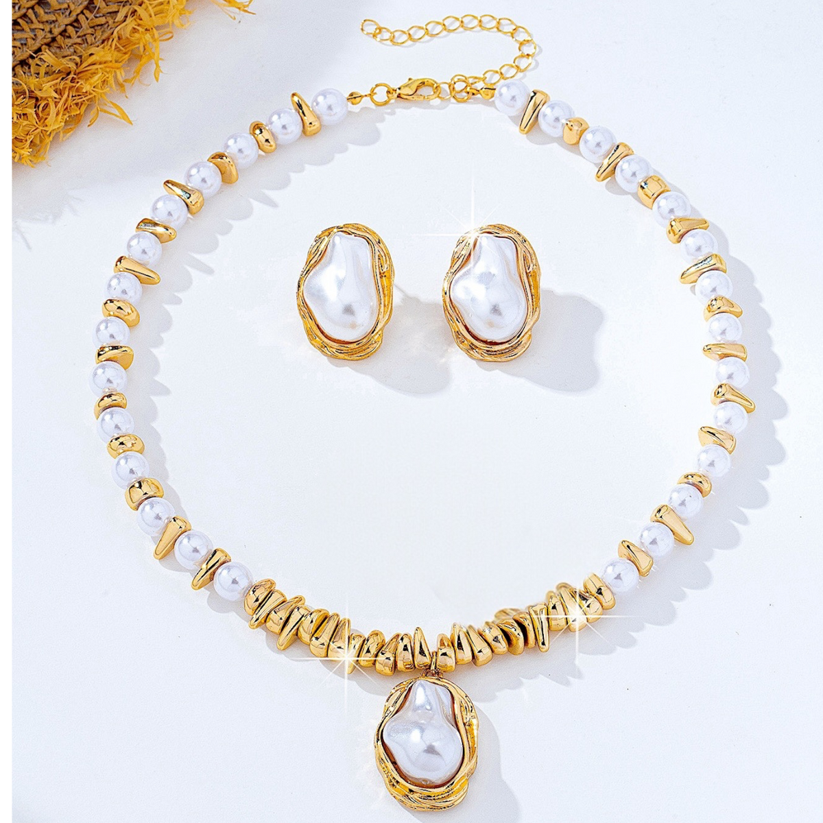 Collar + Aros Moa