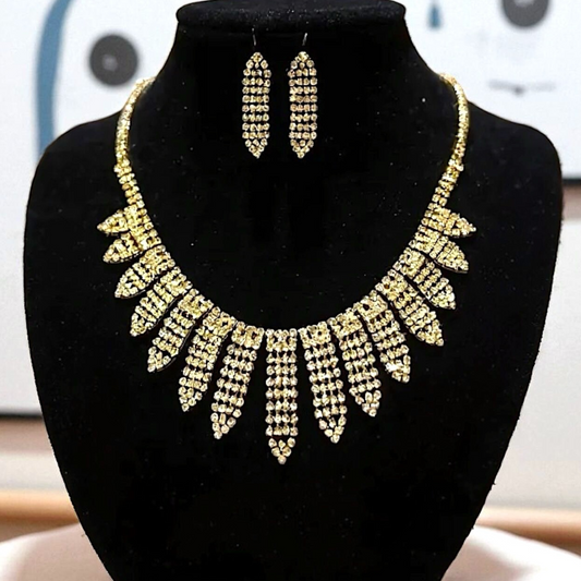 Collar & Aros Strass