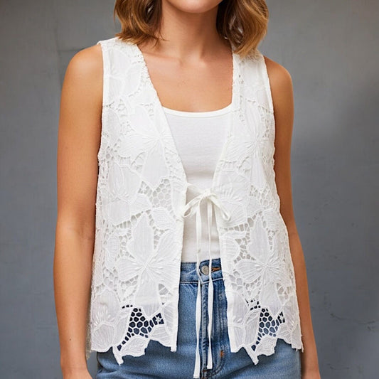 Chaleco Broderie Bea