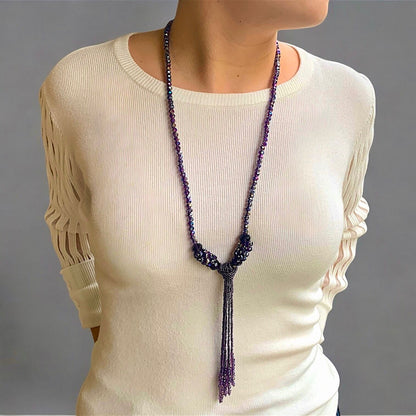 Collar Largo Cristales Zoe