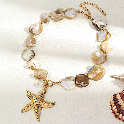 Collar Piedras Naturales Mar