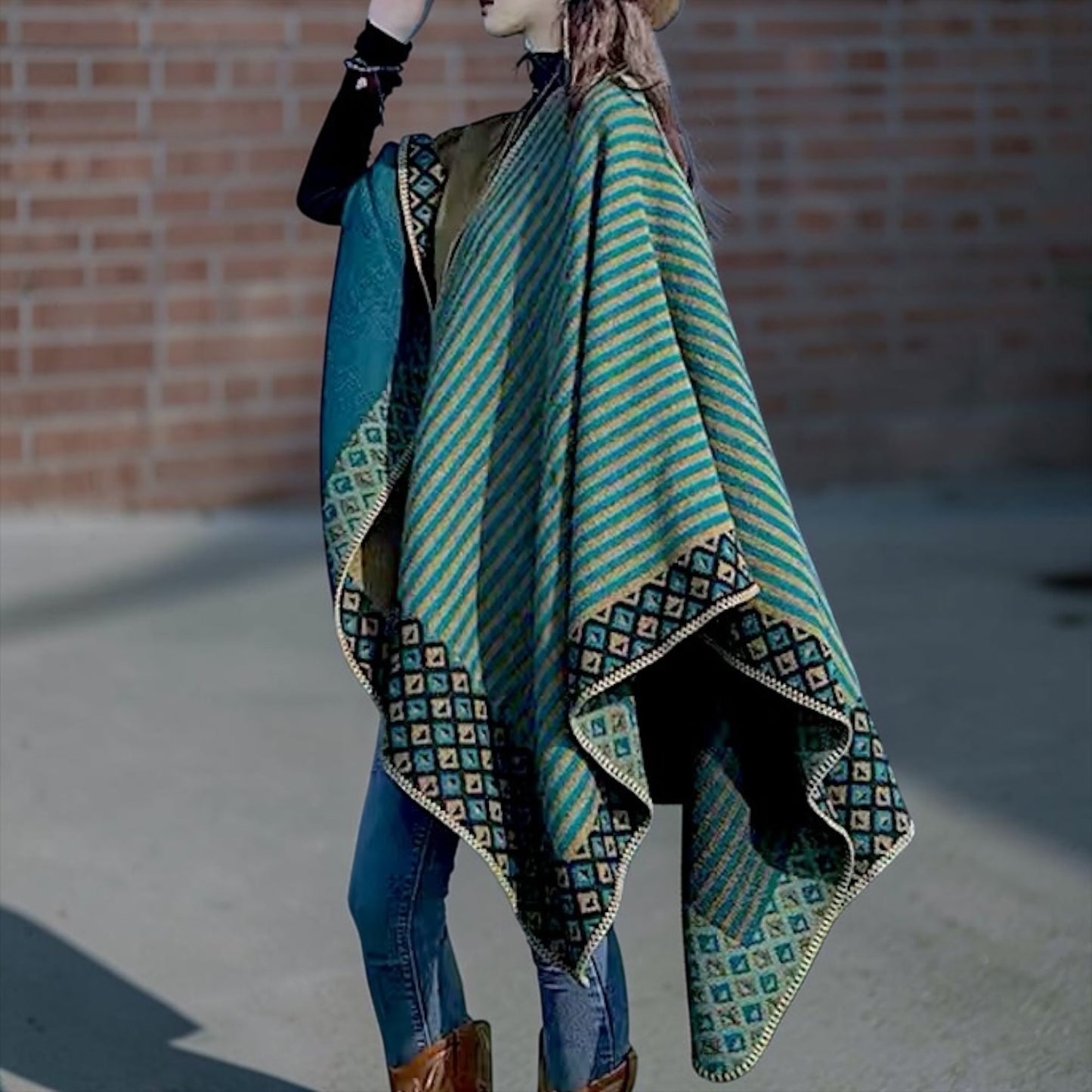 Ruana Reversible Gina