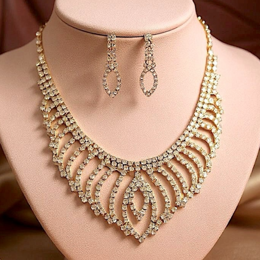 Collar & Aros Strass