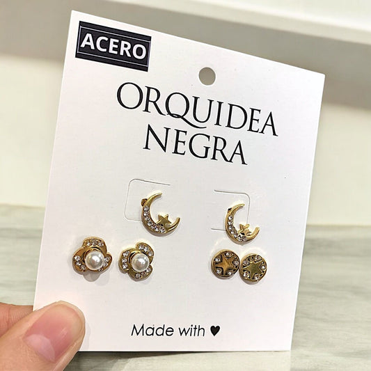 Set Aros Acero Xenia