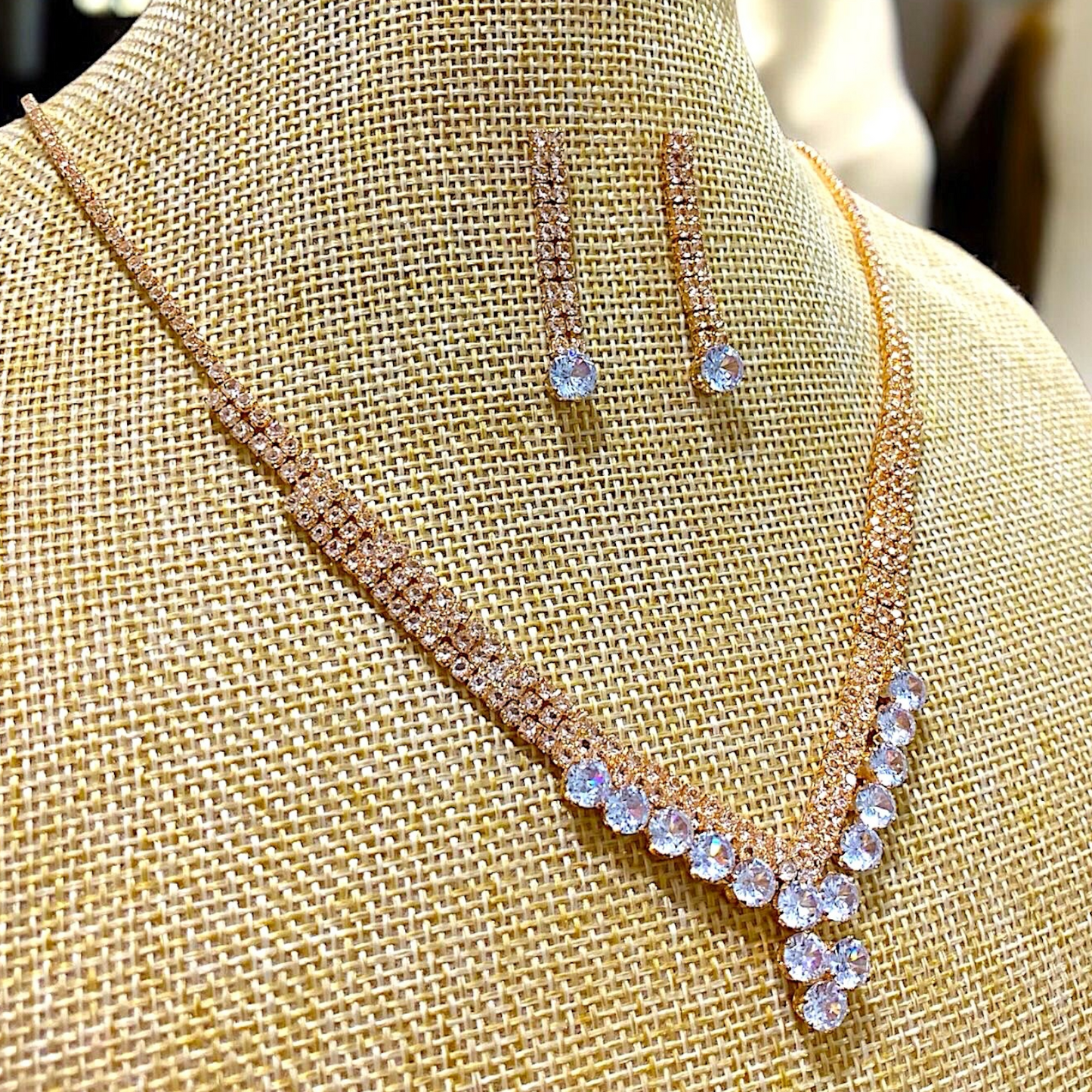 Collar & Aros Strass