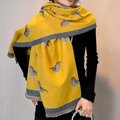 Pashmina/Chal/Bufanda Reversible