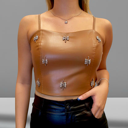 Crop Top Eco Cuero Criss