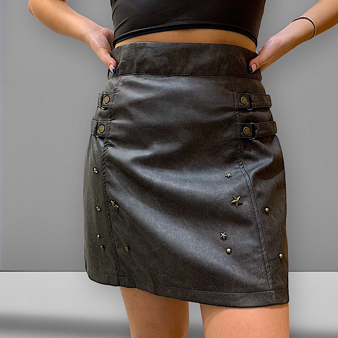 Pollera Eco Cuero Alana