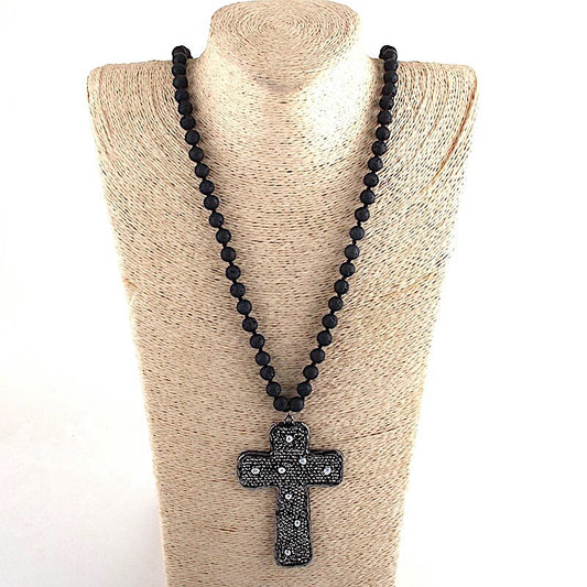 Collar Largo Piedras Naturales